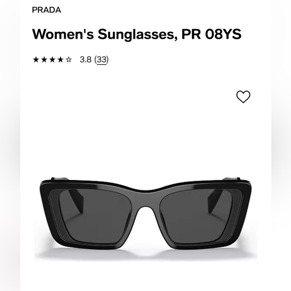 PRADA Women's Sunglasses, PR 08YS - Picture 1 of 6